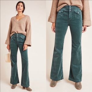 Pilcro and the Letter Press Corduroy boot cut pants.